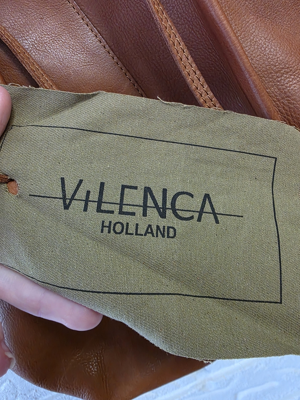 Vilenca Holland Genuine Leather Tote NWT - Picture 3 of 13